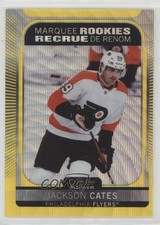 2021-22 O-Pee-Chee Platinum Marquee Rookies Neon Yellow Surge Jackson Cates 17p7
