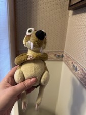 Scrat Squirrel Ice Age Plush 6.5  Stuffed Toy 20th Century Studios