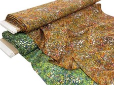 Floral Bambus Nylon Stoff Secret Garden leicht fließend fallend für Schneiderei