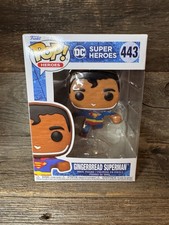 Funko Pop! DC Gingerbread Superman #443 | Coleccionable festivo de vacaciones | NUEVO 🎅