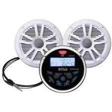 Boss Audio MCKGB350W.6 Marine Stereo 6.5" Speaker Kit - White MCKGB350W...