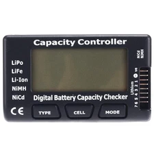 HiLetgo LiPo Life Li-Ion NiMH Nicd Cell Meter Digital Battery Capacity Black 