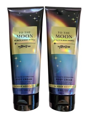 2X Bath & Body Works To The Moon The Men's Shop Body Cream for Men 8 Oz