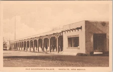 Santa Fe NM New Mexico Governor's Old Palace ALBERTYPE RPPC Postcard