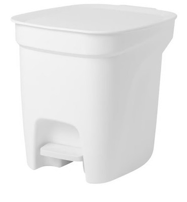 IKEA HACKSAX Step Trash Can White 2 gallon 805.536.00 New