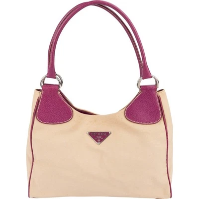 Prada Leather Semitracolla Triangle Shoulder Bag Tasche - Bild 1 von 4