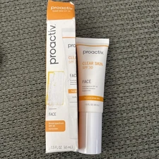 Proactiv Clear Skin Face Sunscreen SPF 30 1.5oz Broad Spectrum Expired 03/24