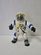 Vintage 1994 TMNT Apollo 11 Lunar Leo w/ Helmet Leonardo RARE Ninja Turtles 