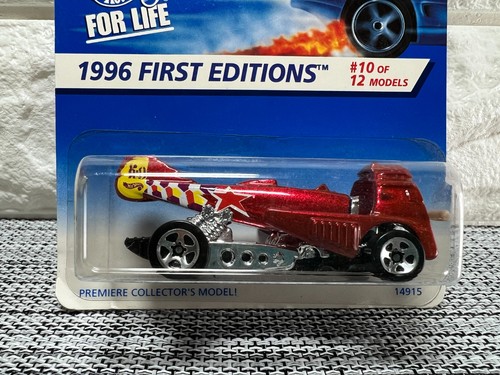 Hot Wheels 1996 First Editions #10 of 12 Models Dogfighter Collector #375 Red - Picture 2 of 4