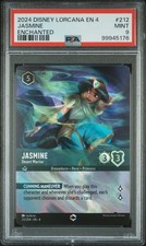 2024 DISNEY LORCANA EN 4-URSULA'S RETURN 212 JASMINE - DESERT WARRIOR PSA 9
