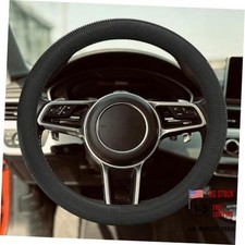 Car Steering Wheel Cover, Silicone Soft Automotive Steering Wheel Wrap Black