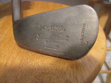 Vintage Scottish Stewart Wood Hickory Shaft Spade Mashie All Original Golf Club