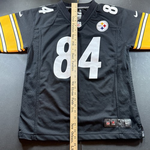 Nike Antonio Brown Pittsburgh Steelers #84 On Field Jersey Large Youth - Picture 5 of 7