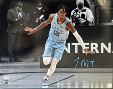 Ja Morant Signed 16x20 Memphis Grizzlies Basketball Photo (blue ink) JSAWB560460
