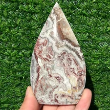 200G Natural Mexican agate Quartz Freeform Crystal Mineral specimen Healing