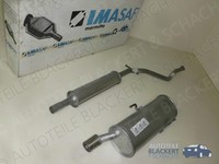 Imasaf Auspuffset Msd+Esd für Peugeot 206 1.4 16V 65KW 2003-2008|+Chromblende