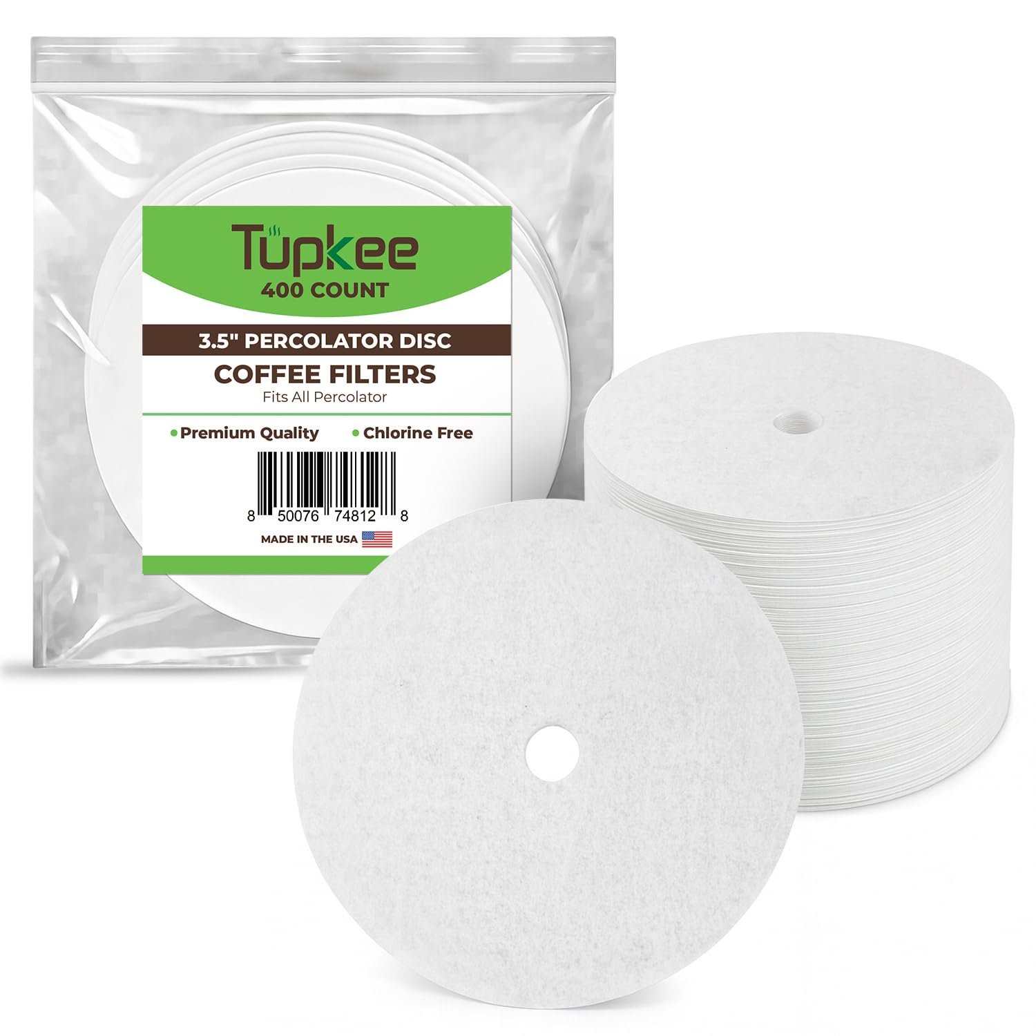3.5" Percolator Coffee Filters &ndash; Flat Disc Round Coffee Fi