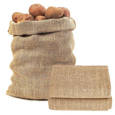 MAQIHAN 2 PCS Burlap Sack - 18.5'' x 27.5'' Bags x 27.5'', Natural