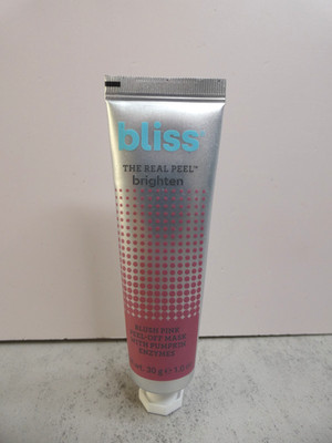 Bliss The Real Peel Brighten Blush Pink Peel Off Mask Travel 1 oz 30 ml Sealed