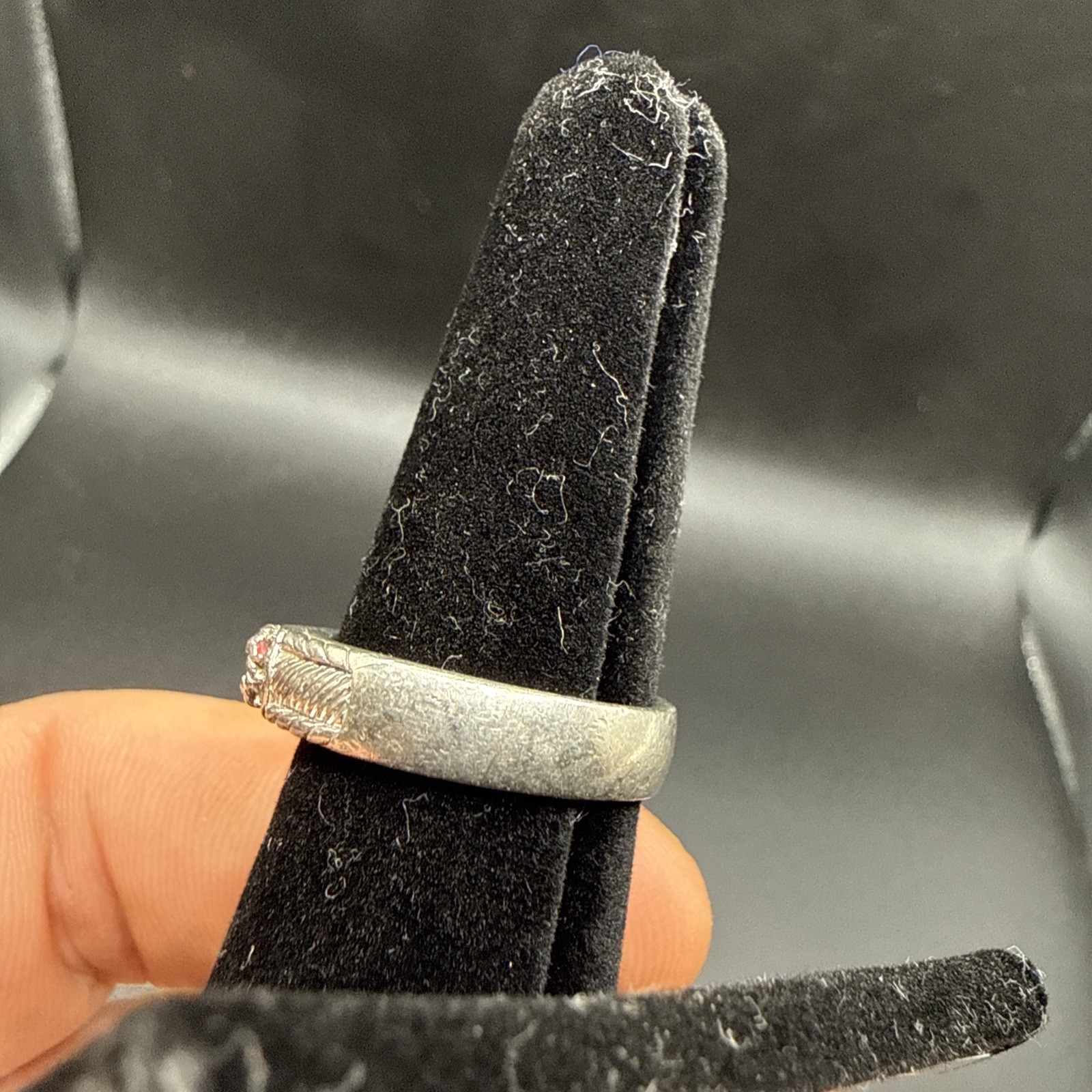 Judith Ripka Sterling Ruby Ring With Crystal/CZ A… - image 8