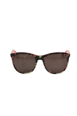 Escada Womens Printed Embellished Black Lenses 53mm 19mm 140mm Red Sunglasses