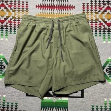 Huk Shorts Green Fishing Performance Outdoor Hiking Stretch Mens Medium D9