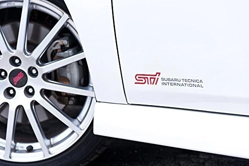 SUBARU STI Sticker C Cherry Red 2pcs Genuine Decal Set STSG14100310 Japan - Изображение 2 из 3