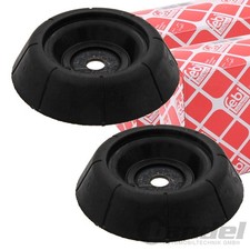 2x FEBI FEDERBEINSTÜTZLAGER DOMLAGER VORNE OBEN passend für OPEL AGILA (B)