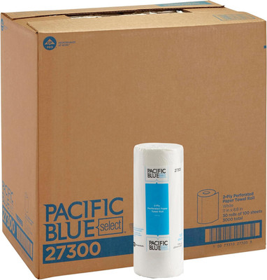 Pacific Blue Select 2-Ply Perforated Roll Paper Towels by  Pro, 100 Sheets per R