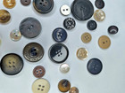 Lot of Mixed Buttons. Variety of sizes, colors. Flat & raised style. Quantity 47 — photo 4