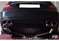 Fox Duplex Sportauspuff Mercedes CLS C219 2x115x85mm oval abgeschrägt Fox Duplex Sportauspuff Mercedes CLS C219 2x115x85mm oval abgeschrägt