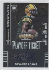2014 Panini Contenders Playoff Ticket 9/99 Davante Adams #212 Auto 0a1