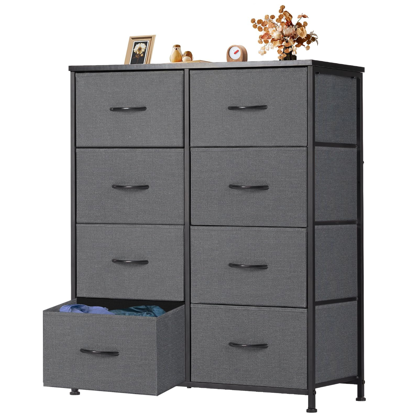 8-Drawer Cloth Dresser for Bedroom Closet Storage and Clothes Organization-image