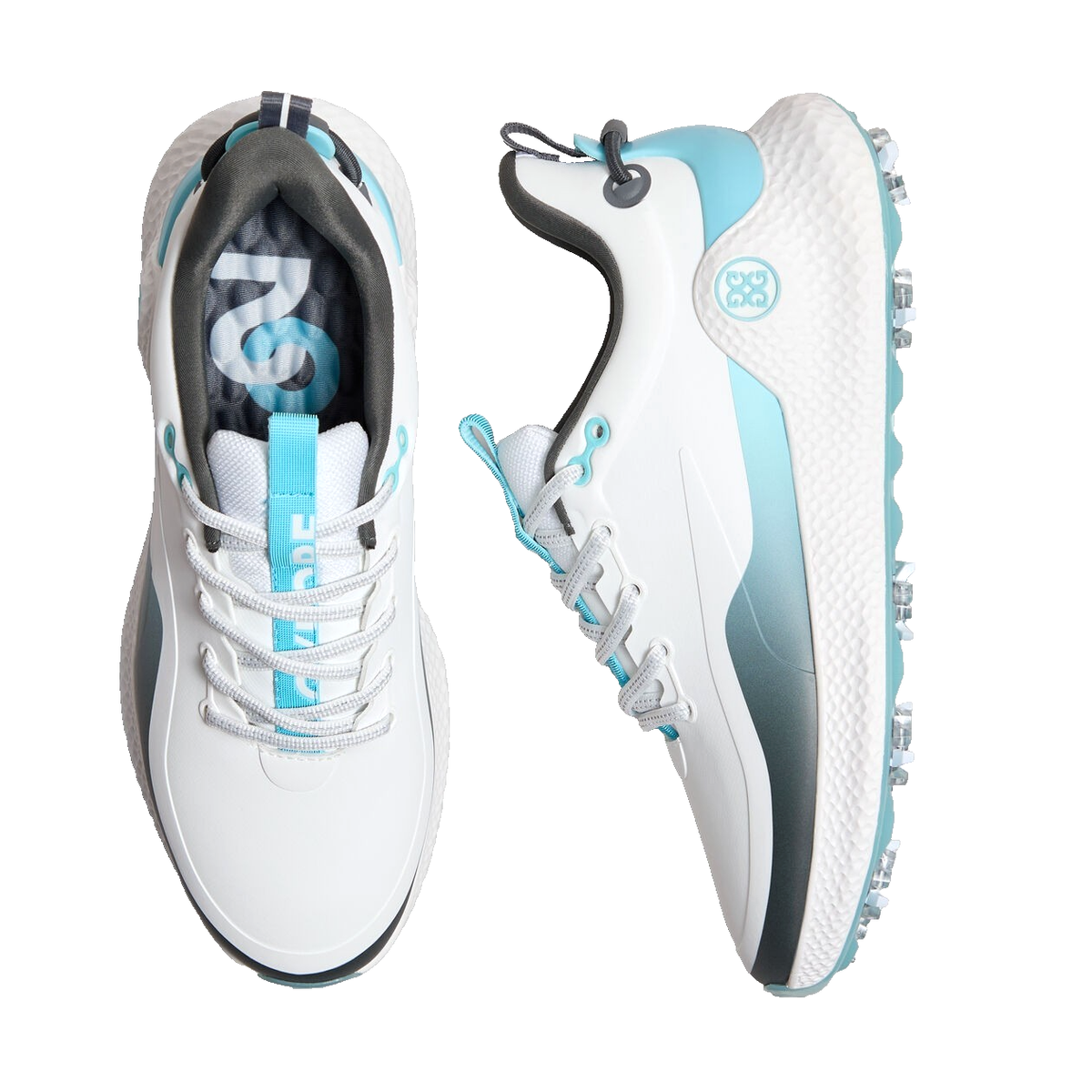 NEW G/FORE MG4+ O2 G/LOCK Gradient Golf Shoe Snow/Cenote Size 13 M