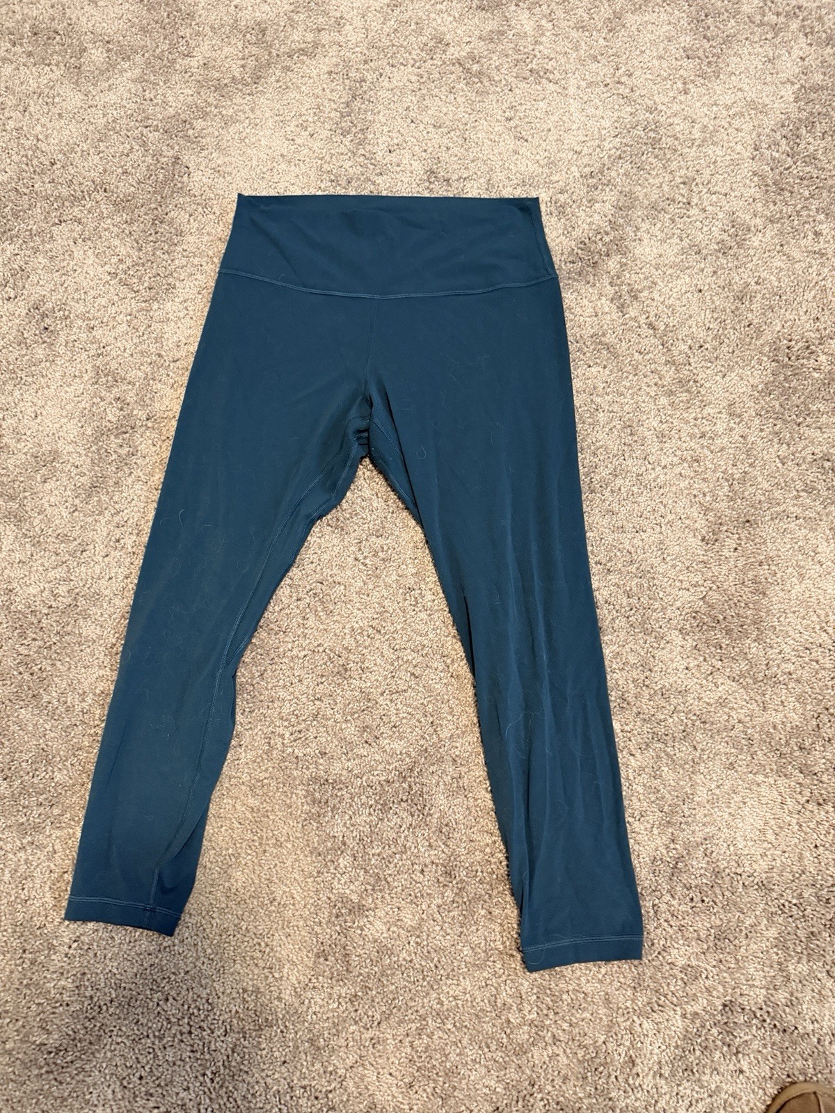Lululemon Align Teal Ankle Leggings High Rise Stretch Women's Size 12