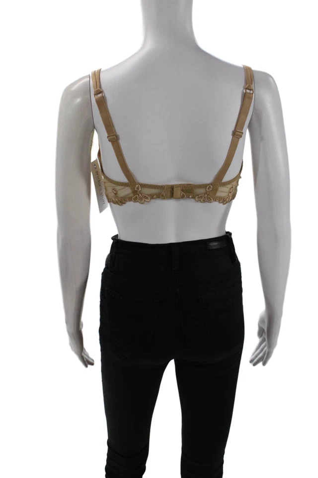 Sujetador push up con cordones texturizados para mujer Simone Perele talla 36E Foto 3 de 4