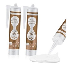 Self Leveling RV Roof Sealant, RV Sealant White, Camper Self-Leveling 2 Packs