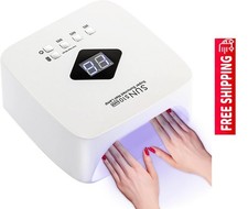 Cordless Nail Lamp 120W Rechargeable UV Light for Gel Nails LED Nail Dryer with