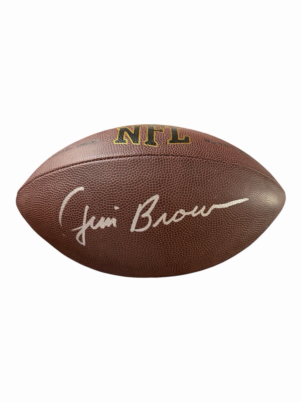Cleveland Browns JIM BROWN Signed Autographed Wilson NFL Football PSA/DNA COA