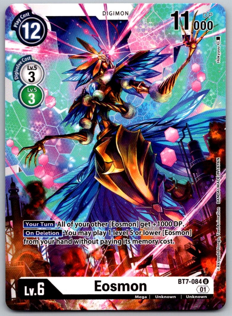 Eosmon BT7-084 U Uncommon Next Adventure Digimon Near Mint