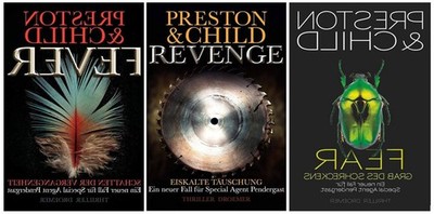 3 Bücher - Trilogie Preston / Child - Fever+Revenge+Fear - Hardcover