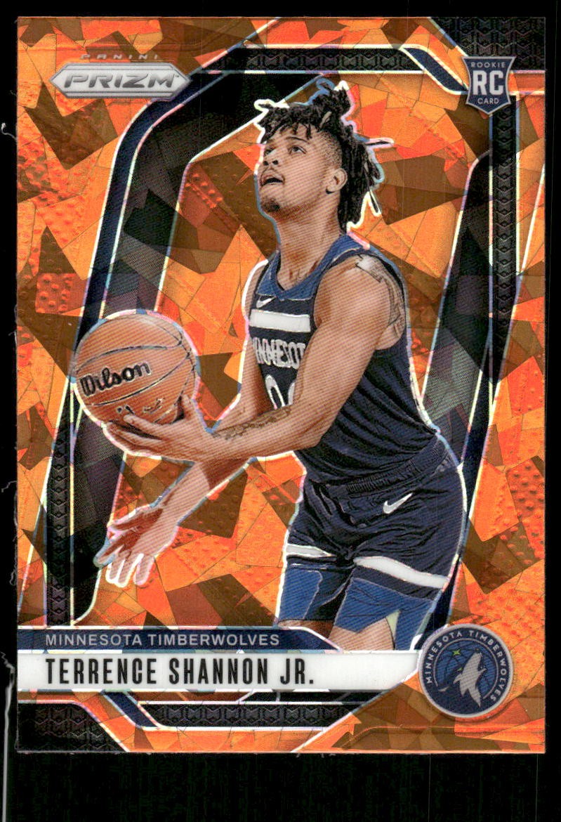 2024-25 Panini Prizm #224 Terrence Shannon Jr. Prizms Orange Ice