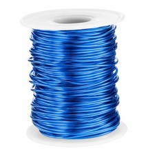 16 Gauge Aluminum Craft Wire 1.5mm 98.5ft Bendable Metal Wire Sapphire Blue