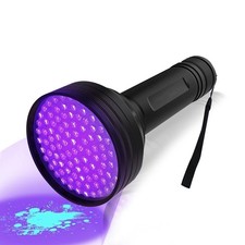 UV Flashlight Black Light, 100 LED 390 nm Portable Blacklight Pet Urine Detec...