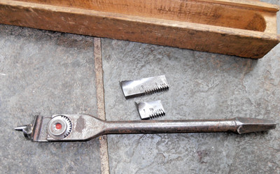Vintage Irwin No. 22 Micro-Dial Expansive Holz Bit Bohrungen 7/8'' - 3'' Orig Box 