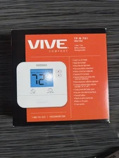 VIVE Comfort TP-N-701 Non-Programmable Thermostat (1 Heat 1 Cool) single stage