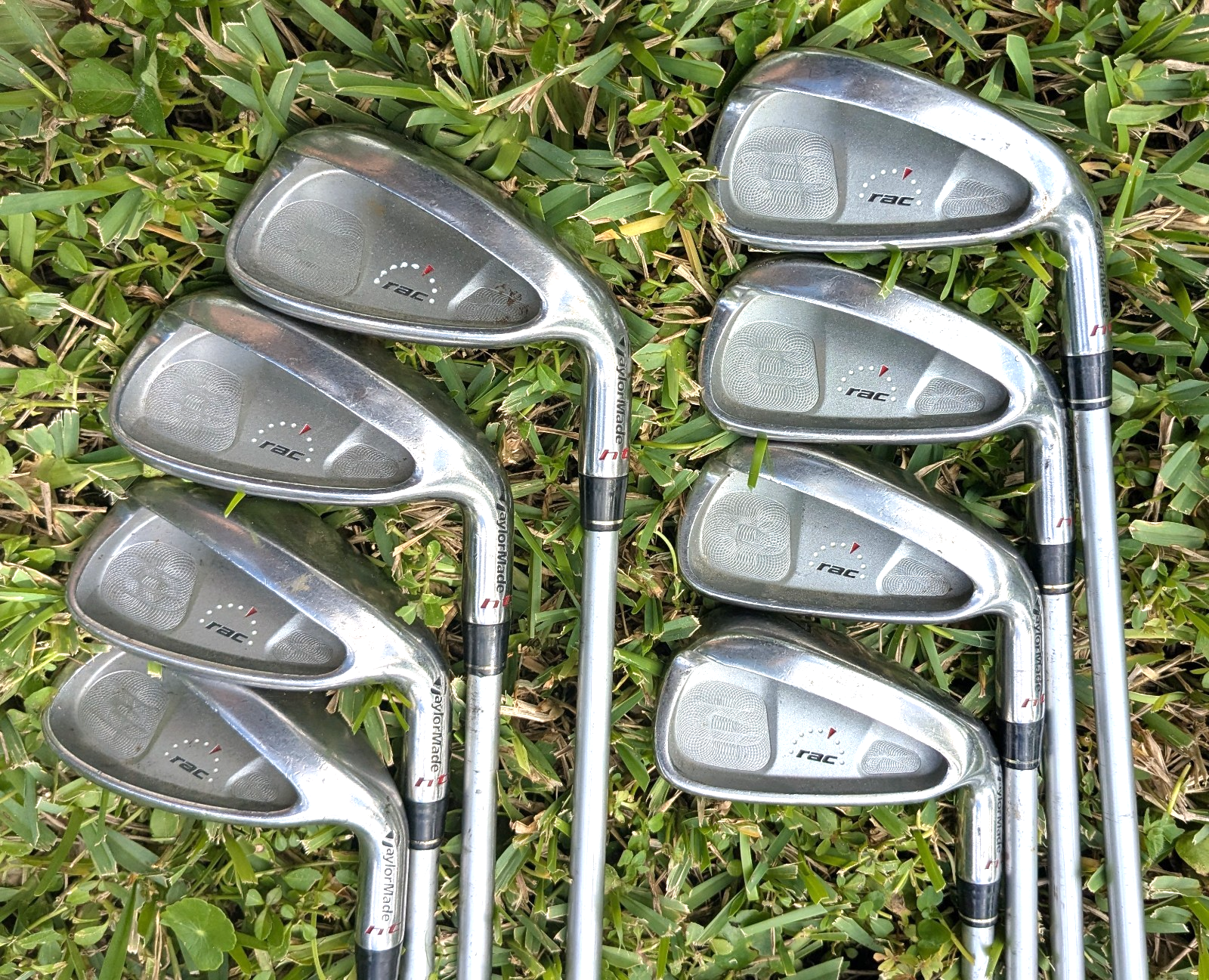 Taylor Rac Irons TaylorMade RAC HT Iron Set 4-9, PW, SW MAS2 Graphite Shaft M Flex Mens ...