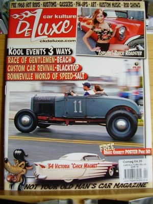 AMERICAN CAR AUTO MAG CAR KULTURE DELUXE APRIL 2015 BRIDGETTE JEAN BUICK ROADSTE