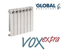 GLOBAL Vox Extra TERMOSIFONE Radiatore Elementi In ALLUMINIO 800 mm 8 Elementi