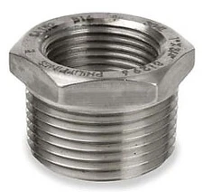 Smith-Cooper 3/4" MPT x FPT Class 150 Cast 316 SS Reducing Bushing